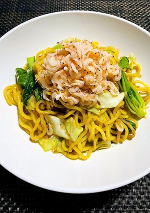 釜揚げ小海老で醤油焼きそば-レシピのメイン写真