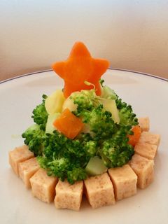 クリスマス ツリーケーキ!(犬用)-レシピのメイン写真