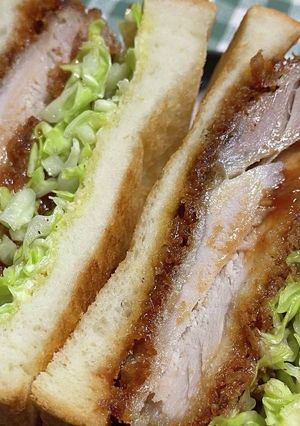 シャキシャキキャベツが美味しいカツサンド-レシピのメイン写真