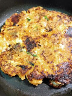 豆腐で作る◎キムチーズチヂミ◎ヘルシー-レシピのメイン写真