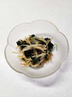 ほうれん草ともやしのナムル-レシピのメイン写真
