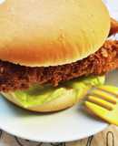冷凍食品エビで！簡単ランチ！エビバーガー