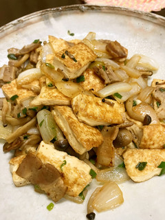 豆腐とベーコンのポン酢炒め-レシピのメイン写真