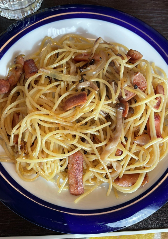 ソーセージとしめじの和風パスタ-レシピのメイン写真
