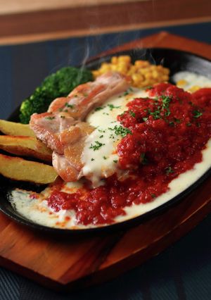 チキンステーキ　トマト＆チーズソース♪-レシピのメイン写真
