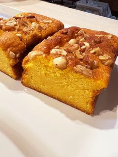 HMでかぼちゃのしっとりパウンドケーキ-レシピのメイン写真