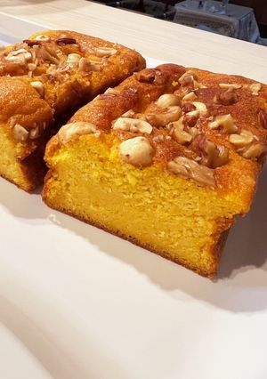 HMでかぼちゃのしっとりパウンドケーキ-レシピのメイン写真