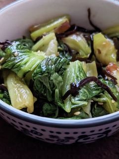 チンゲン菜の塩昆布和え-レシピのメイン写真