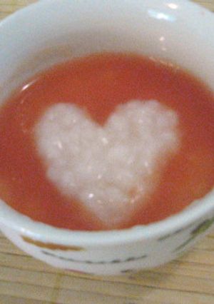 離乳食　ハートのお粥トマトソース-レシピのメイン写真