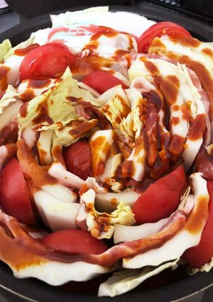 白菜トマトキムチミルフィーユ鍋-レシピのメイン写真