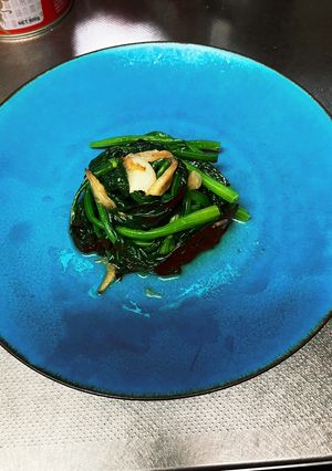 ほうれん草のペペロンチーノ-レシピのメイン写真