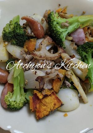 簡単!カラフルボリューミー蒸し野菜-レシピのメイン写真