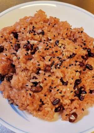 圧力鍋で簡単♪ふんわり美味しいお赤飯-レシピのメイン写真