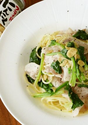 フライドにんにくで絶品。オイルパスタ-レシピのメイン写真
