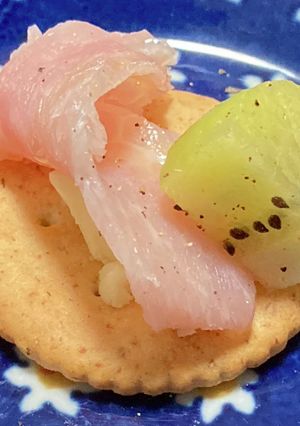 簡単おつまみ　カナッペ＆レタス包み-レシピのメイン写真