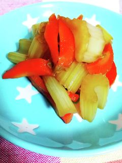 セロリとニンジンのきんぴら-レシピのメイン写真