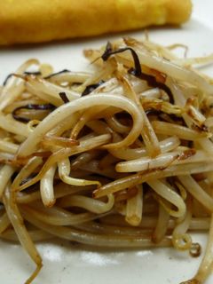 サッと作れる☆もやしの塩昆布炒め-レシピのメイン写真