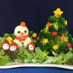 いいとこどりXmasプレート-レシピのメイン写真