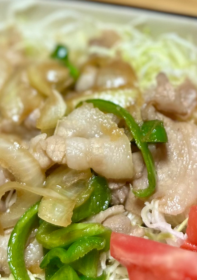新玉ネギと薄切り豚肉で簡単生姜焼き-レシピのメイン写真