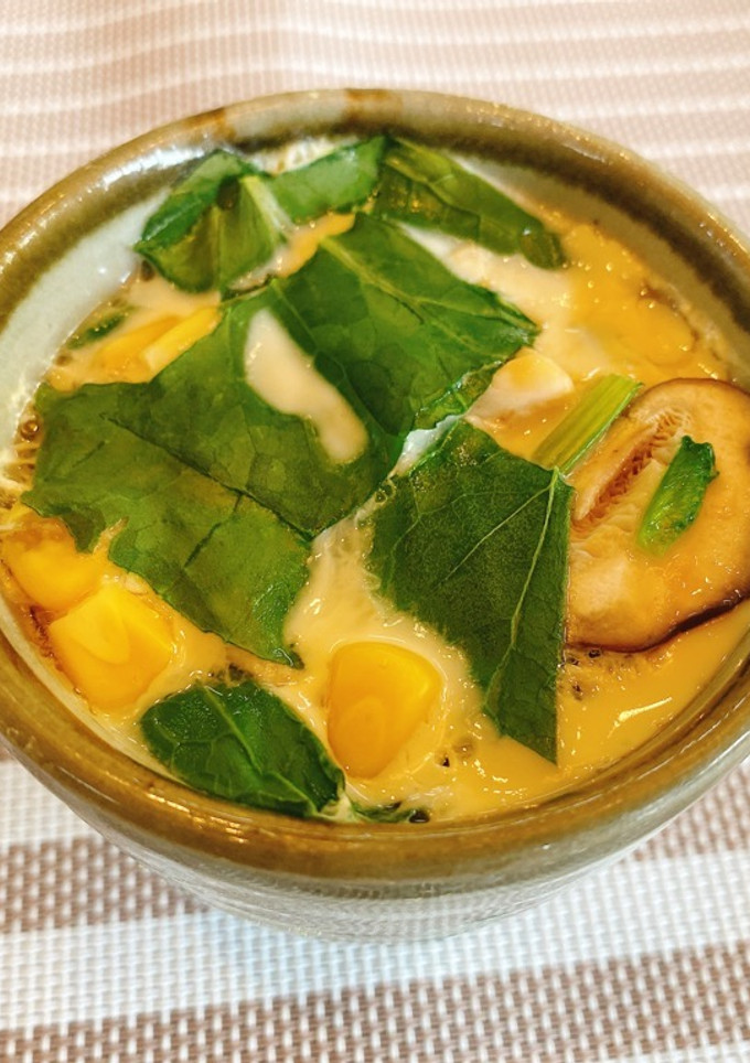ミルク入り茶碗蒸し（蒸し器を使わない）-レシピのメイン写真