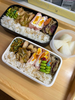20240904娘ちゃん息子っちのお弁当-レシピのメイン写真