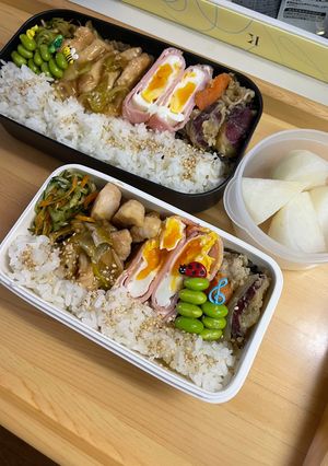 20240904娘ちゃん息子っちのお弁当-レシピのメイン写真