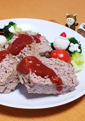 簡単豆腐のミートローフ-レシピのメイン写真