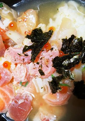 コストコちらし寿司のリメイク茶漬け-レシピのメイン写真