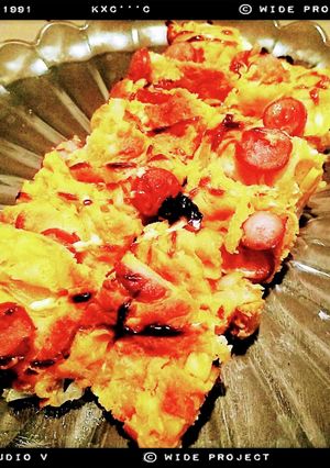 チーズなしでもピザパン♡-レシピのメイン写真