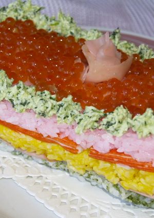 ~ひなまつり~寿司ケーキ-レシピのメイン写真