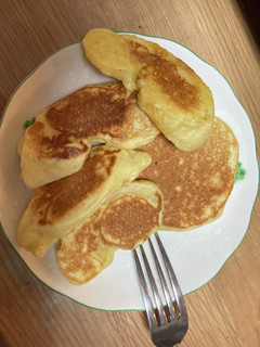 ホットケーキりんご-レシピのメイン写真