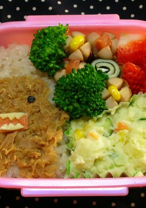 キャラ弁★どーもくん-レシピのメイン写真