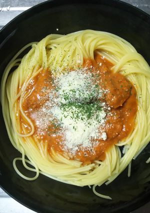 【簡単節約】レンチン水漬けパスタのゆで方-レシピのメイン写真