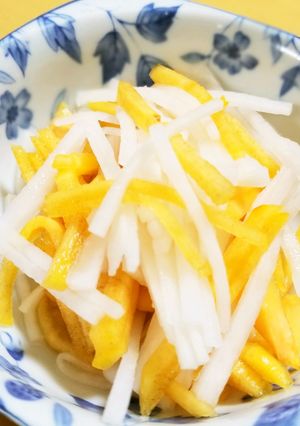 簡単!柿と大根のなます-レシピのメイン写真