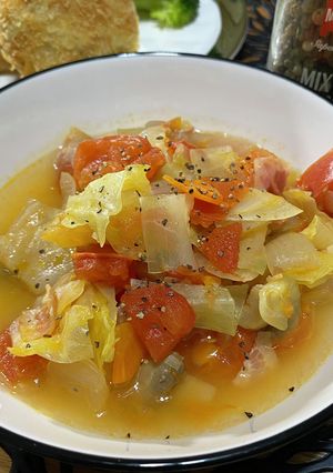 ミネストローネ風★野菜スープ　優しい味-レシピのメイン写真
