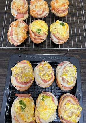 手ごね総菜パン　3種-レシピのメイン写真