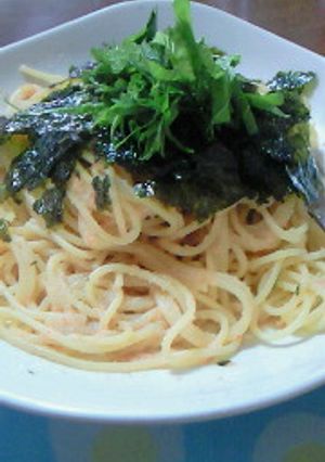 簡単☆お皿の上で混ぜるだけ☆たらこパスタ-レシピのメイン写真