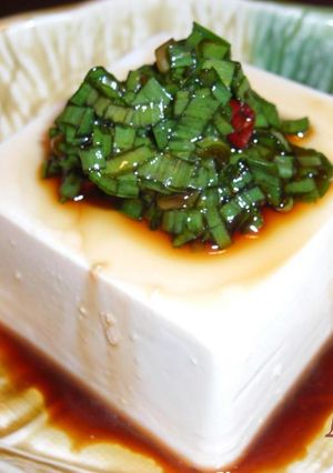 冷奴✿にら醤油がけ-レシピのメイン写真