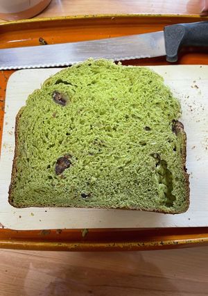 HBで栄養満点よもぎ食パン!-レシピのメイン写真