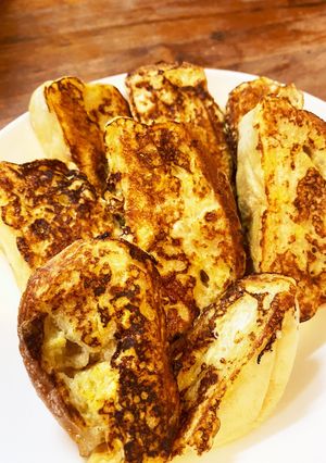 よつ葉牛乳カフェオレで♫フレンチトースト-レシピのメイン写真