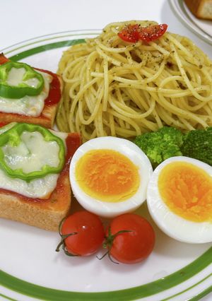 ピザトーストワンプレートランチ-レシピのメイン写真