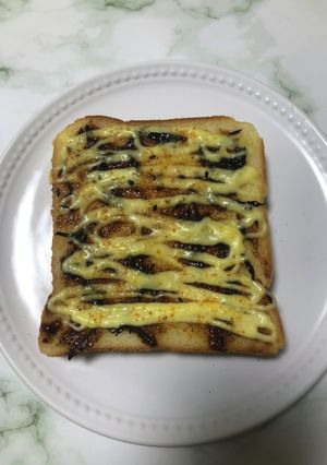 のりのりマヨ七味トースト-レシピのメイン写真