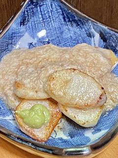 自然薯のバター焼き・とろろON-レシピのメイン写真