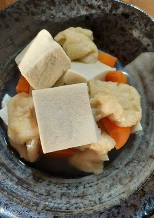 ☆煮物で高タンパク☆高野豆腐の塩煮物-レシピのメイン写真
