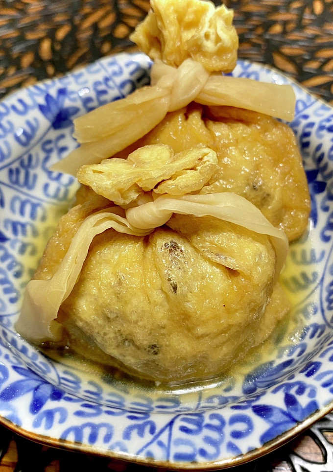 鶏挽肉の五目巾着煮★五目きつねそぼろ丼-レシピのメイン写真