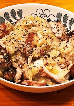 胡麻油香るネギだくタコ-レシピのメイン写真