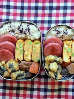 高校生 息子と娘のお弁当 65-レシピのメイン写真