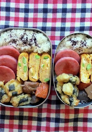 高校生　息子と娘のお弁当 65-レシピのメイン写真