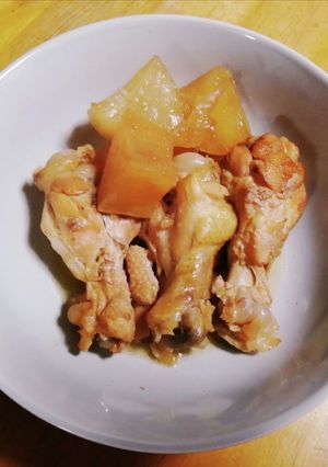 圧力鍋で鶏手羽元と大根のホロホロ煮-レシピのメイン写真