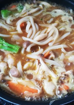家のバズレシピ！【カレーうどん】-レシピのメイン写真